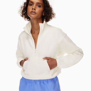 Aritzia TNA Polar 1/2 Zip Sweater